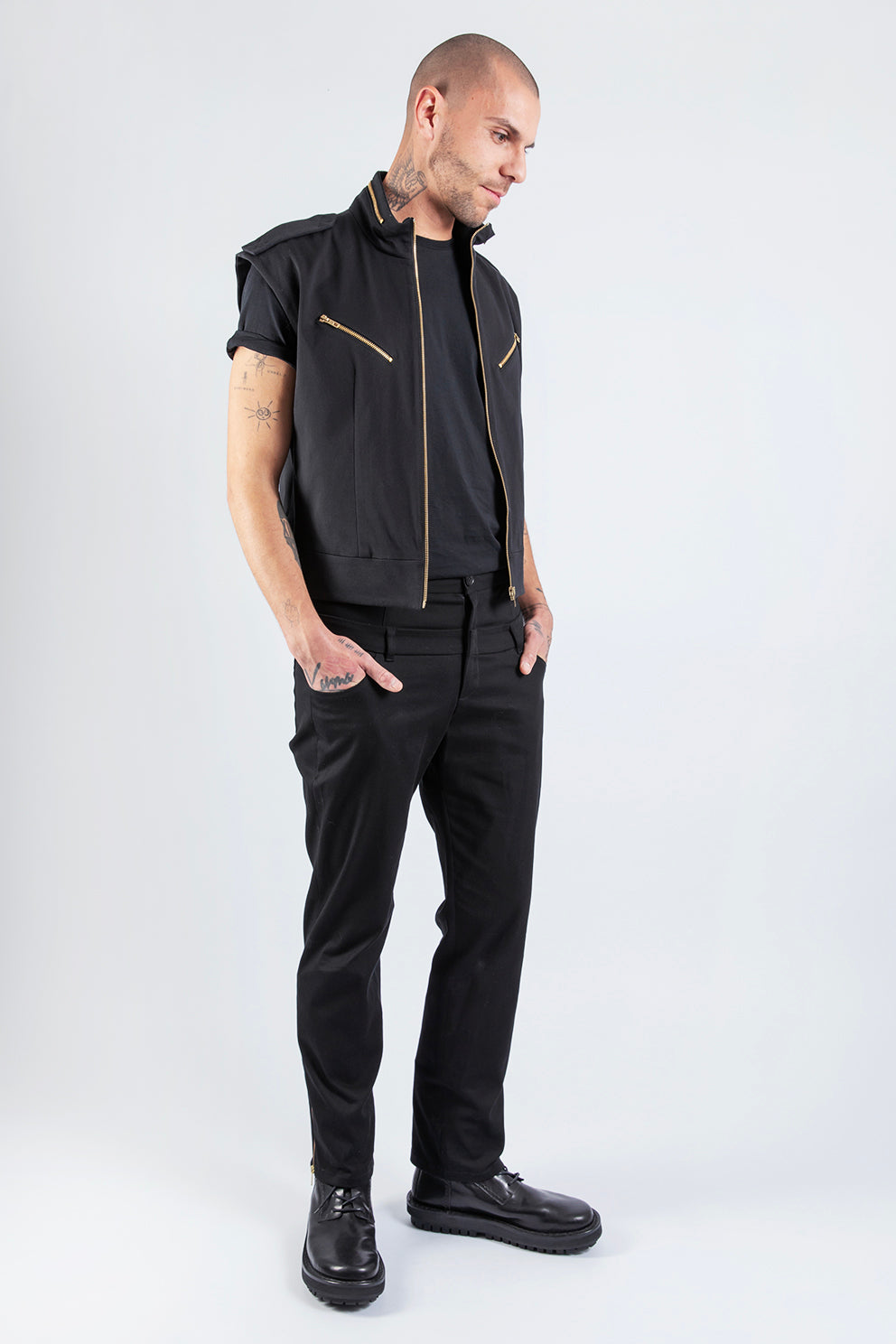 SKINNY NORRIS GOLD - Pants - Männer