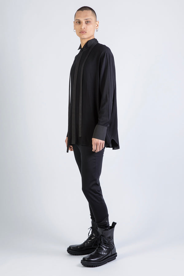 SPLITTED Viskose - Shirt - Männer