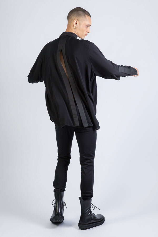 SPLITTED Viskose - Shirt - Männer