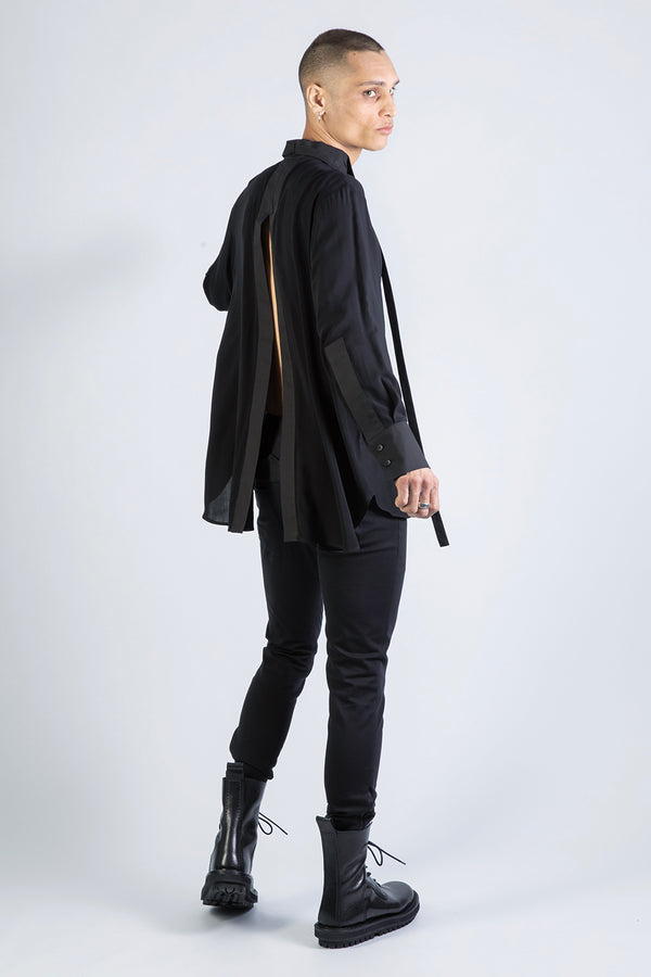 SPLITTED Viskose - Shirt - Männer