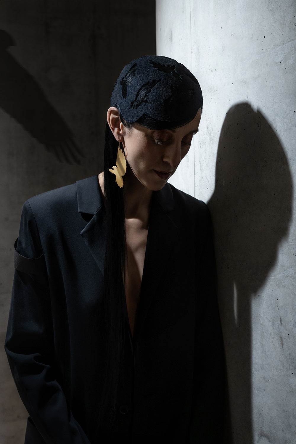 BIRD - Gold Earring