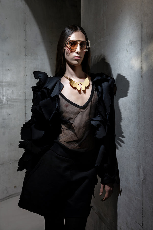 BIRD - Double Gold Necklace