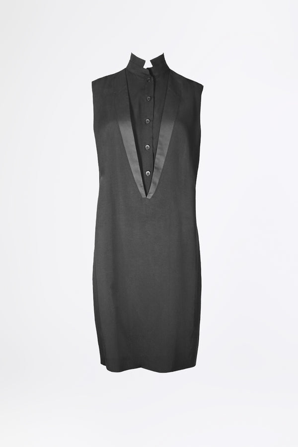 DOUBLE COLLAR - Sleeveless Dress