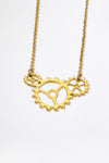 GEARWHEEL - Simple Gold Kette
