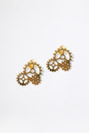 GEARWHEEL - Gold Ohrring
