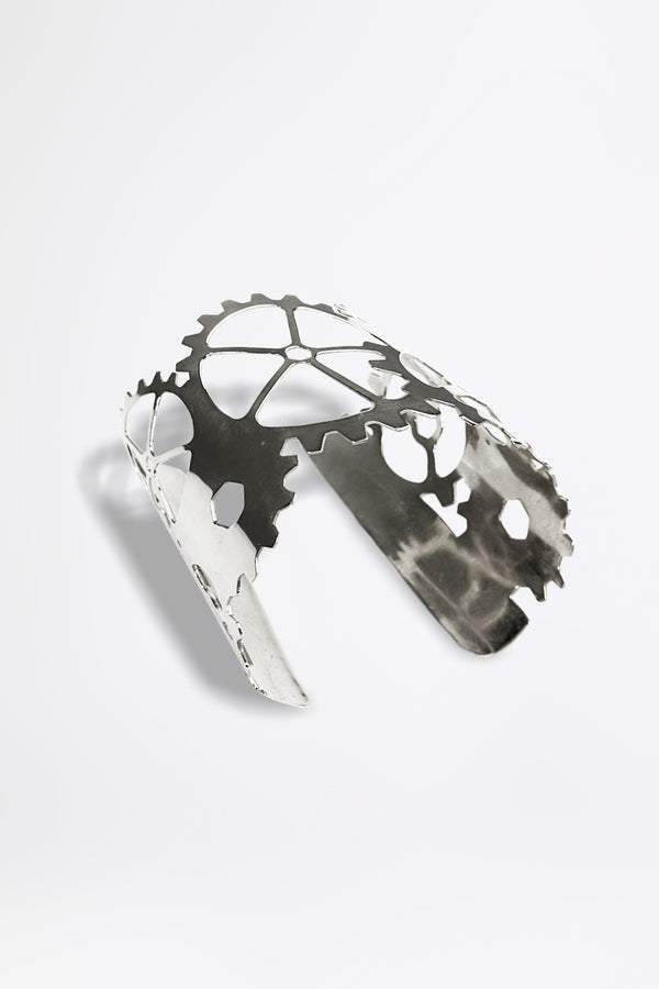 GEARWHEEL - Silber Cuff