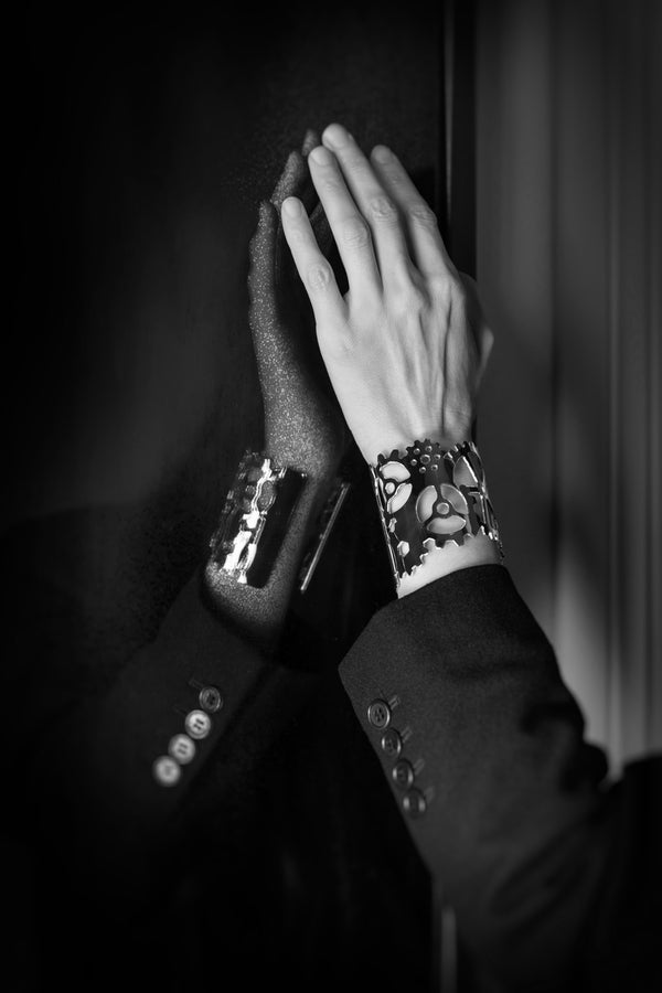 GEARWHEEL - Silber Cuff