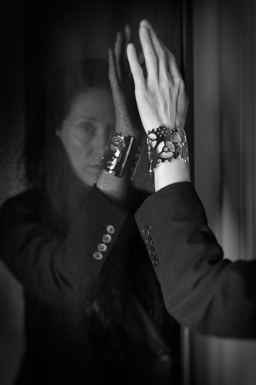 GEARWHEEL - Silber Cuff