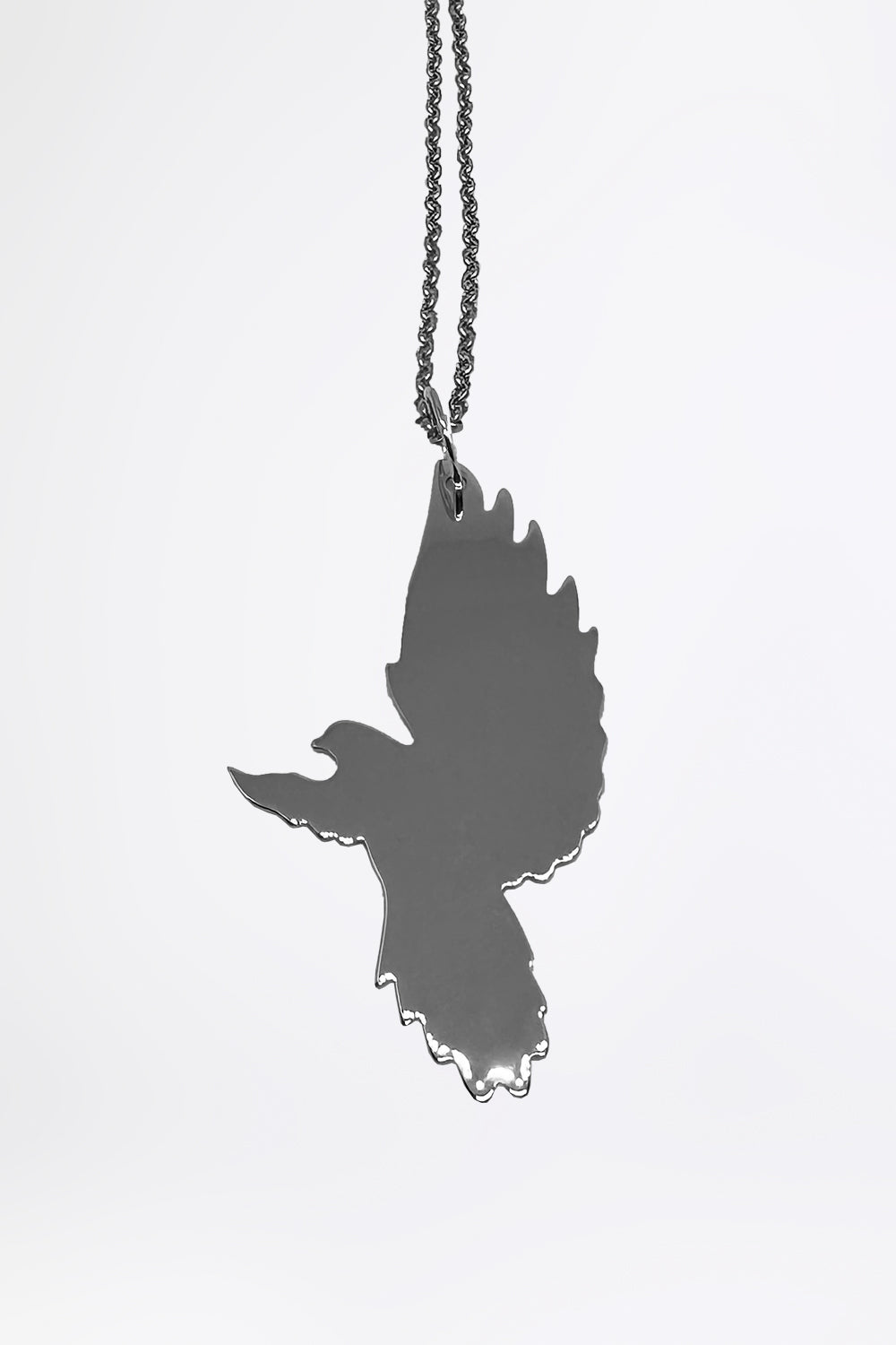 BIRD - ロングシルバーネックレス