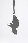 BIRD - ロングシルバーネックレス