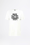 MORE GLITTER LESS BITTER - ステートメントTシャツ