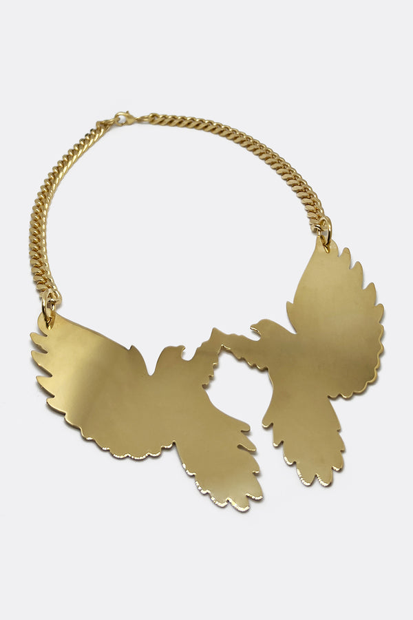 BIRD - Double Gold Necklace