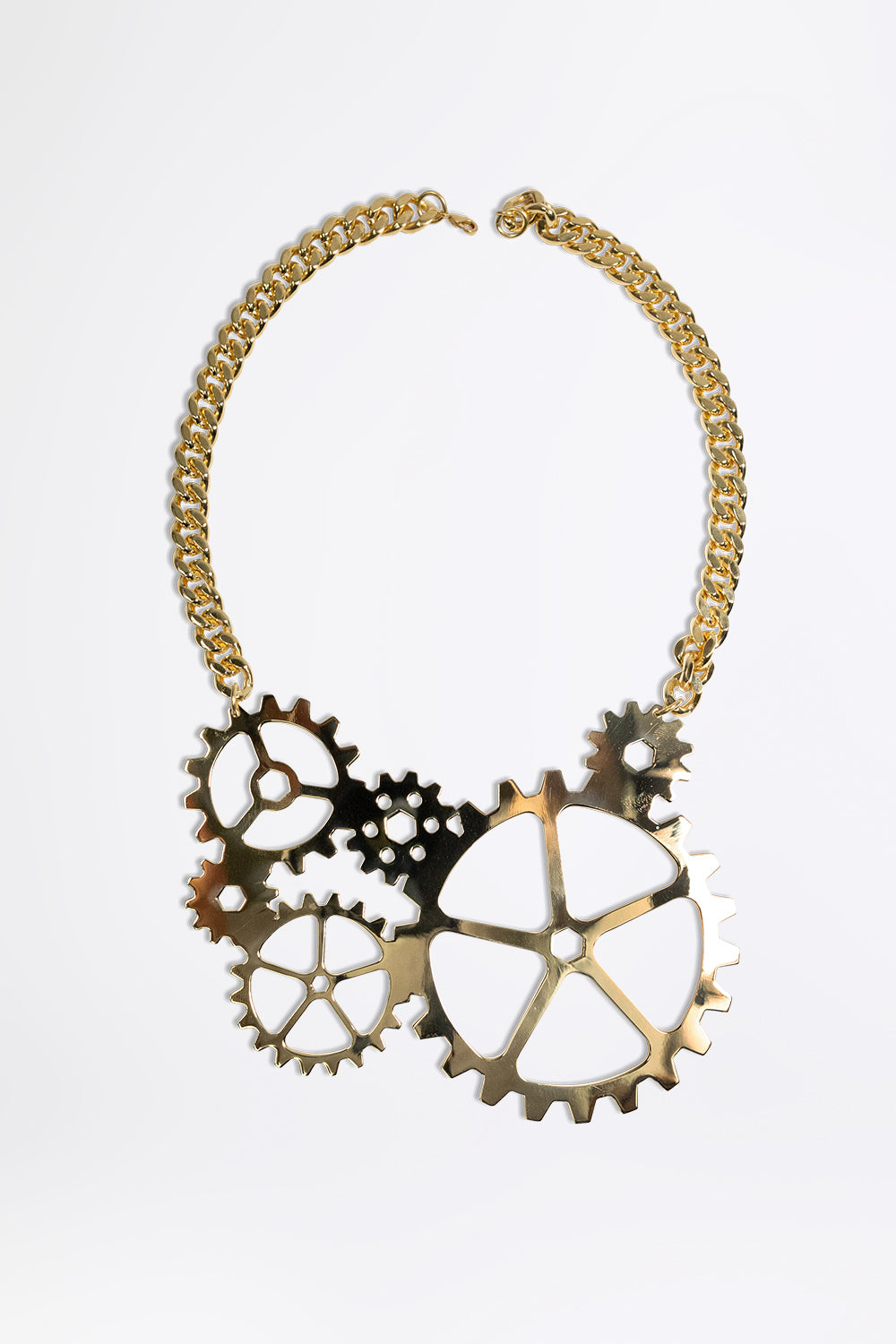 GEARWHEEL QUEEN - Gold Necklace