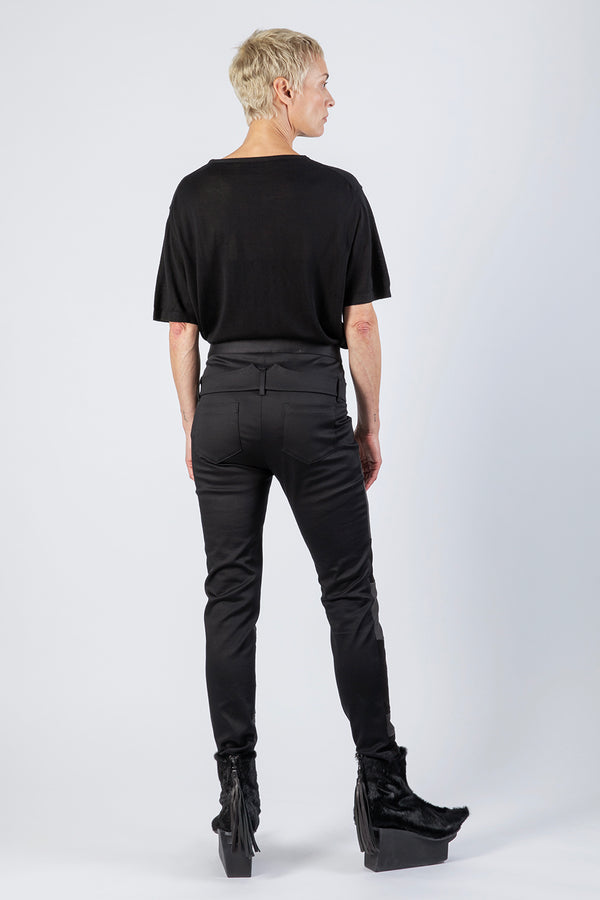 SKINNY NORRIS LEATHER - Pants