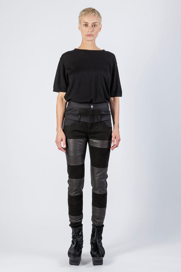 SKINNY NORRIS LEATHER - Hose