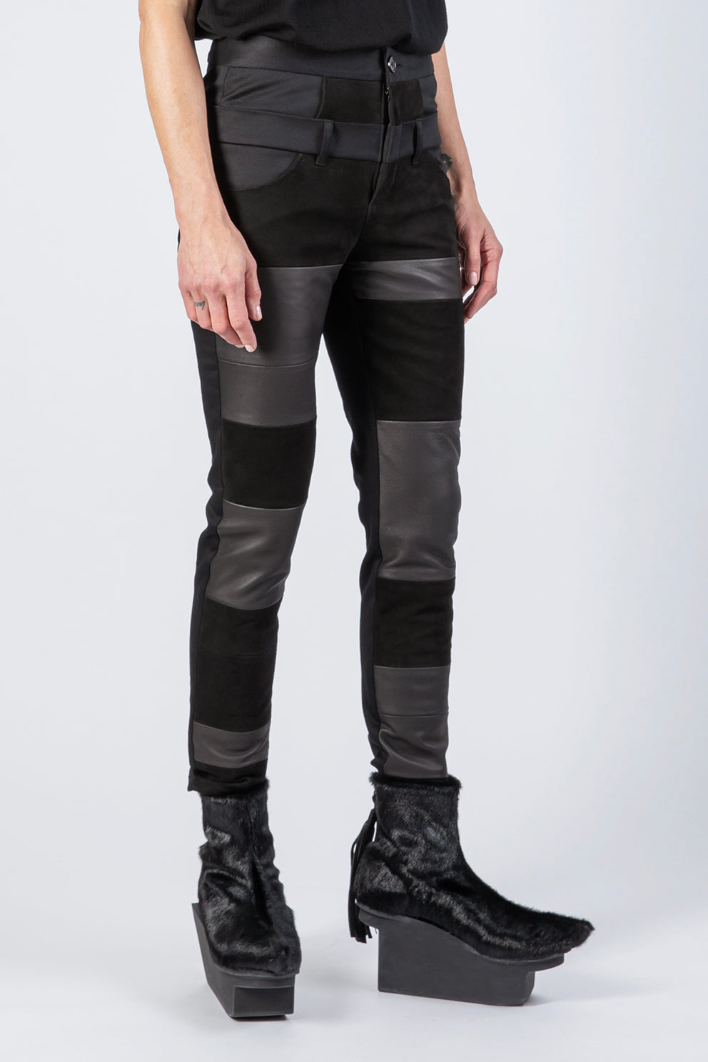 SKINNY NORRIS LEATHER - Hose