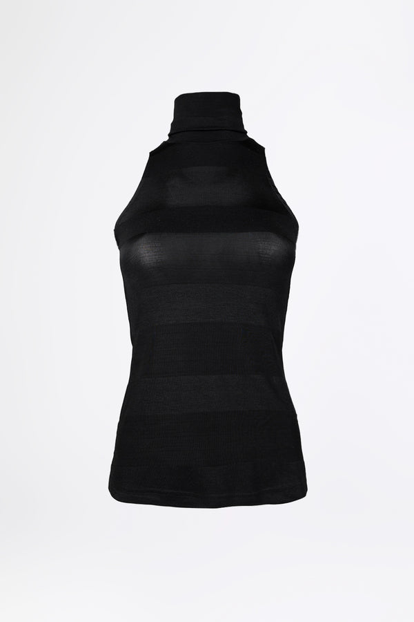 TURTLENECK STRIPES - Ärmelloses Top