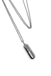 SILVER PILL - Necklace