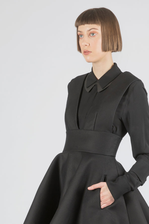 EP Birgit Kaulfuss Berlin Beat Collar Necklace Black