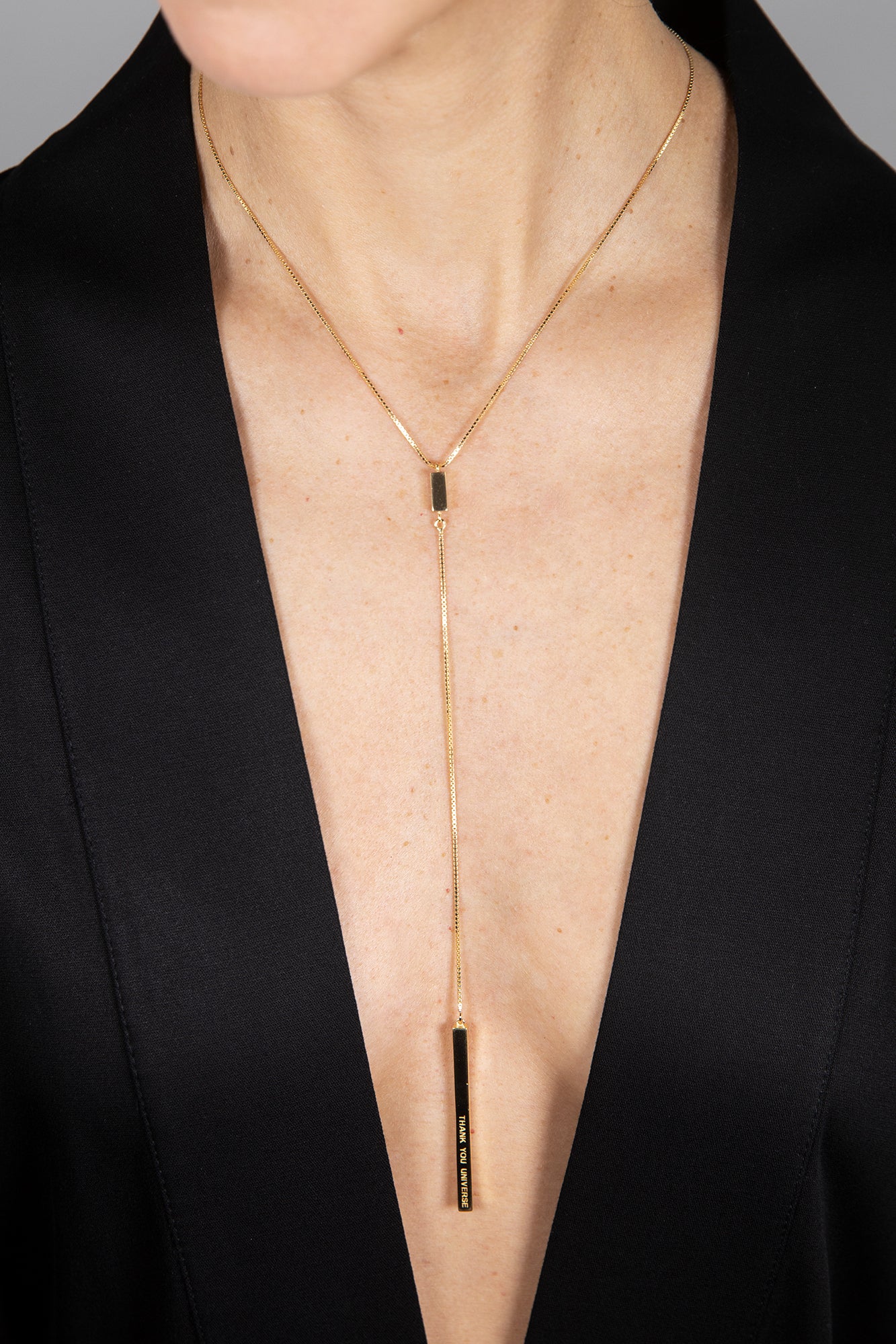 THANK YOU UNIVERSE - Y-Gold Necklace