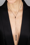 THANK YOU UNIVERSE - Y-Silver Necklace