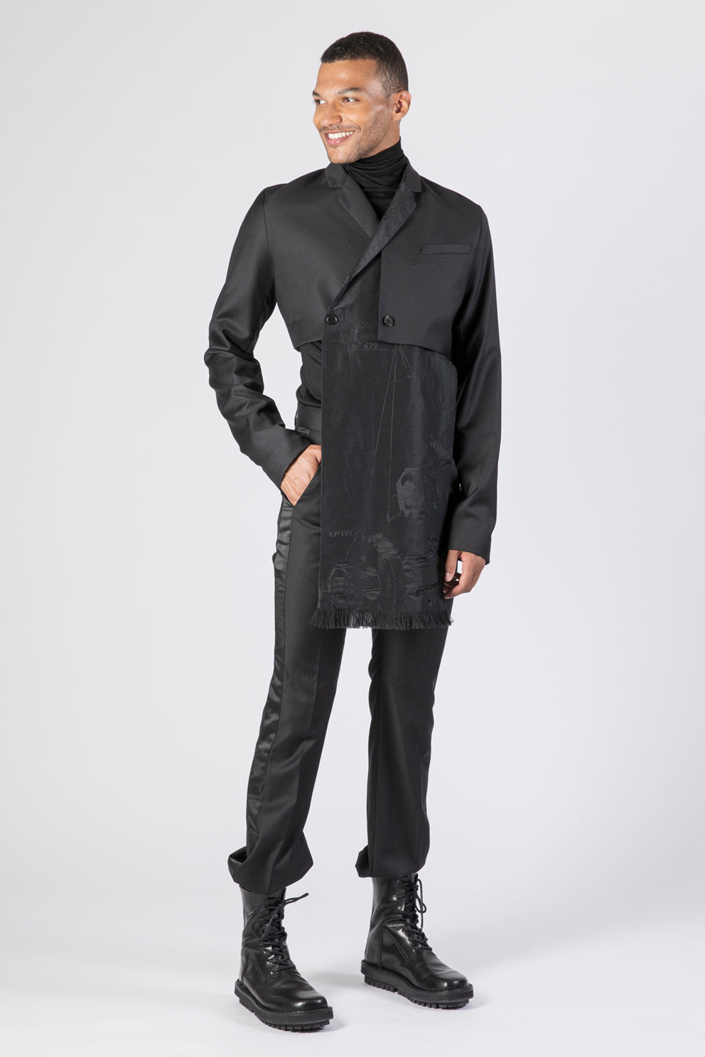 FAKE DOUBLE BREASTED MACHINE SHORT - Jacke - Männer