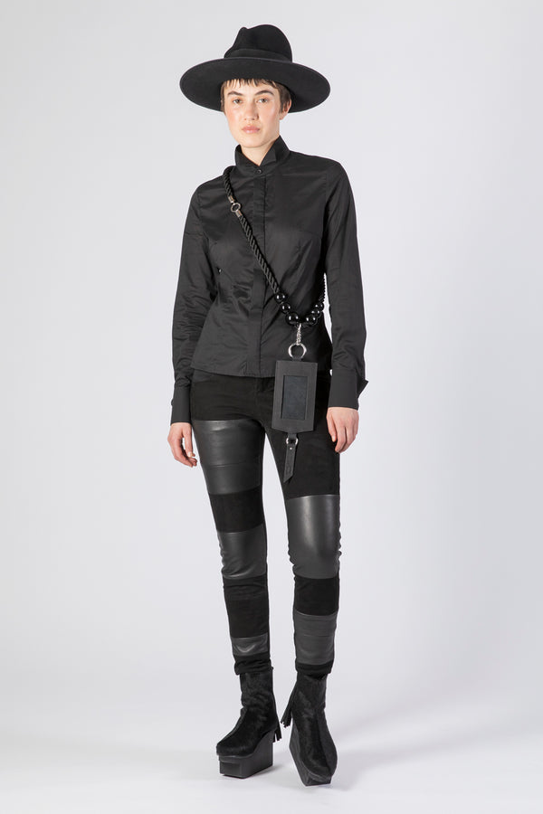 SKINNY NORRIS LEATHER - Hose
