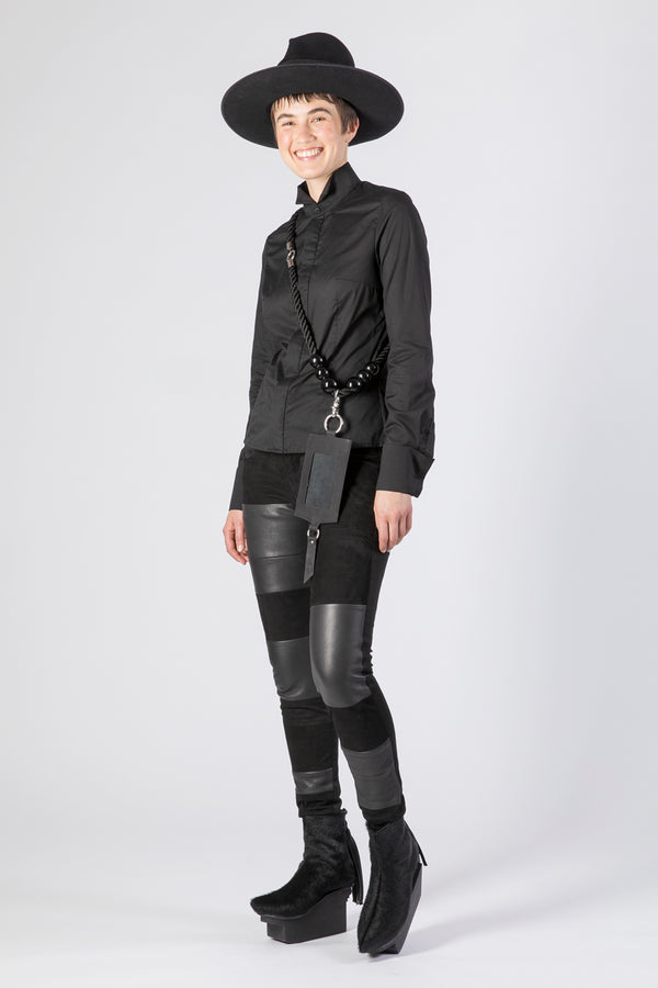 SKINNY NORRIS LEATHER - Hose