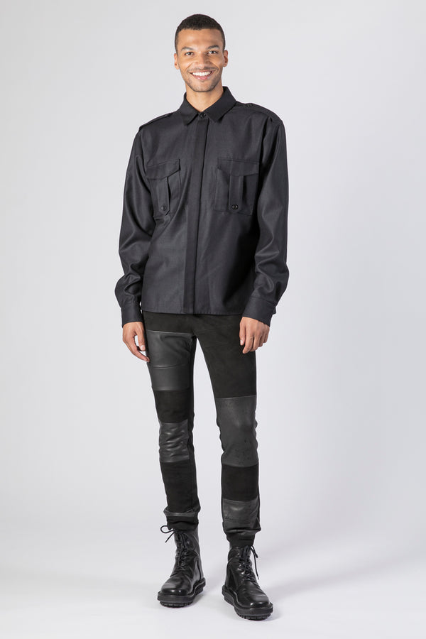 SKINNY NORRIS LEATHER - Hose - Männer