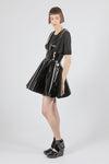 SHELL MINI LACKLEDER - Kleid