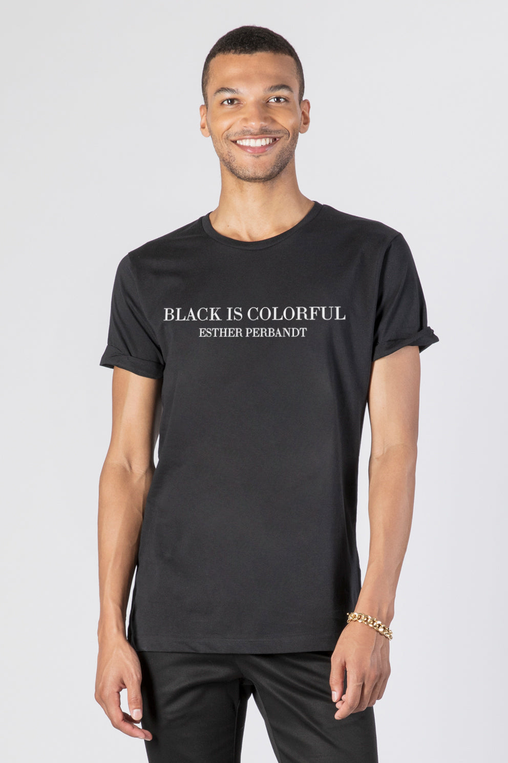 BLACK IS COLORFUL - ステートメントTシャツ - メンズ