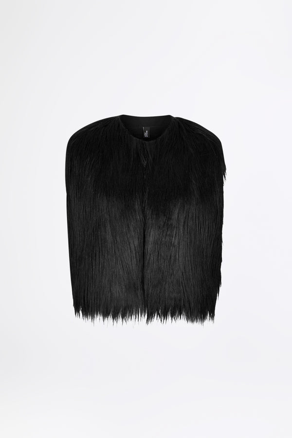 FAKE FUR SHORT - Weste