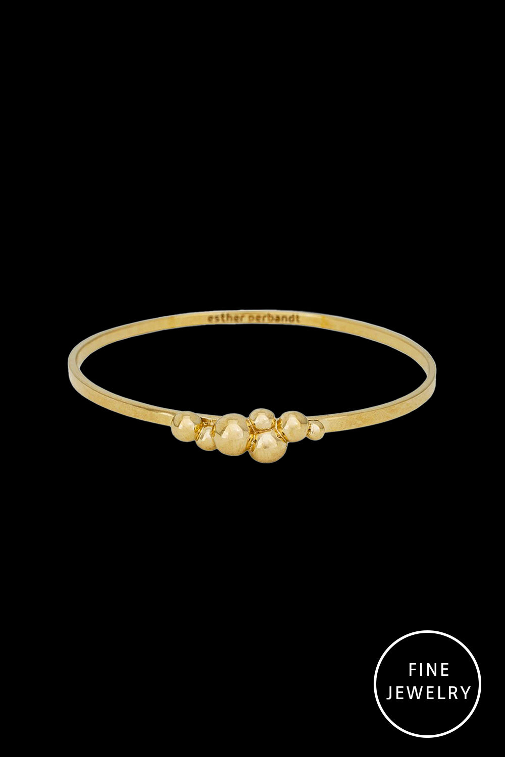 ECHTSCHMUCK - FINE BUBBLE - Gold Armreif