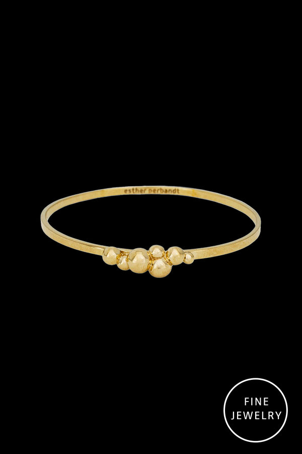 ECHTSCHMUCK - FINE BUBBLE - Gold Armreif