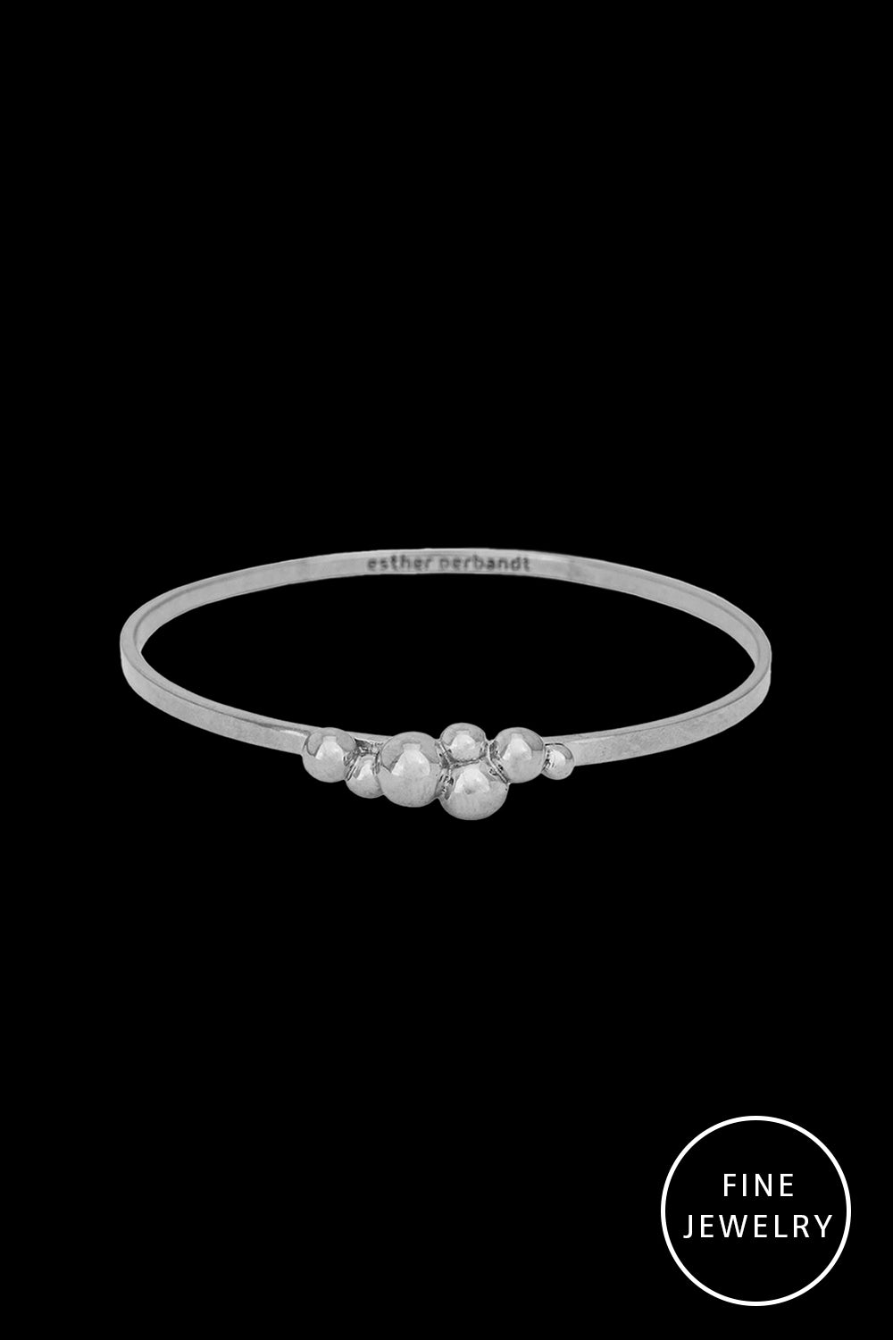 FINE JEWELRY - FINE BUBBLE - Silver Bangle