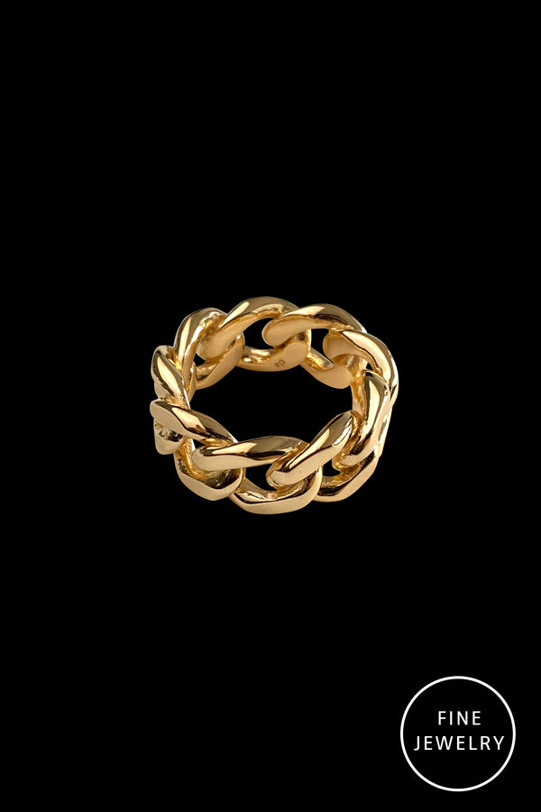 FINE JEWELRY - TANK CHAIN BOLD - Gold Ring