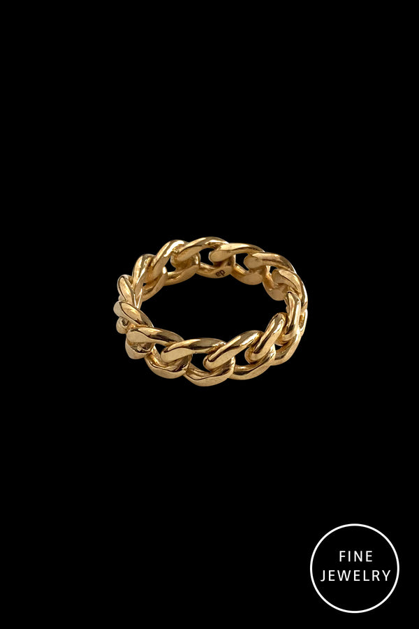 FINE JEWELRY - TANK CHAIN FINE - Gold Ring