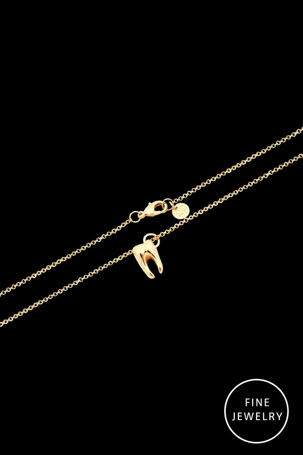 FINE JEWELRY - TOOTH - Gold Necklace