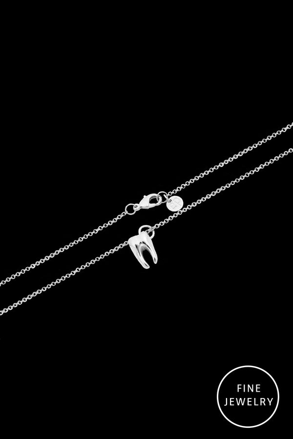 FINE JEWELRY - TOOTH - Silver Necklace