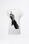 F*** OFF - Weiß Statement T-Shirt