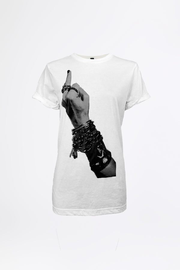 F*** OFF - Weiß Statement T-Shirt