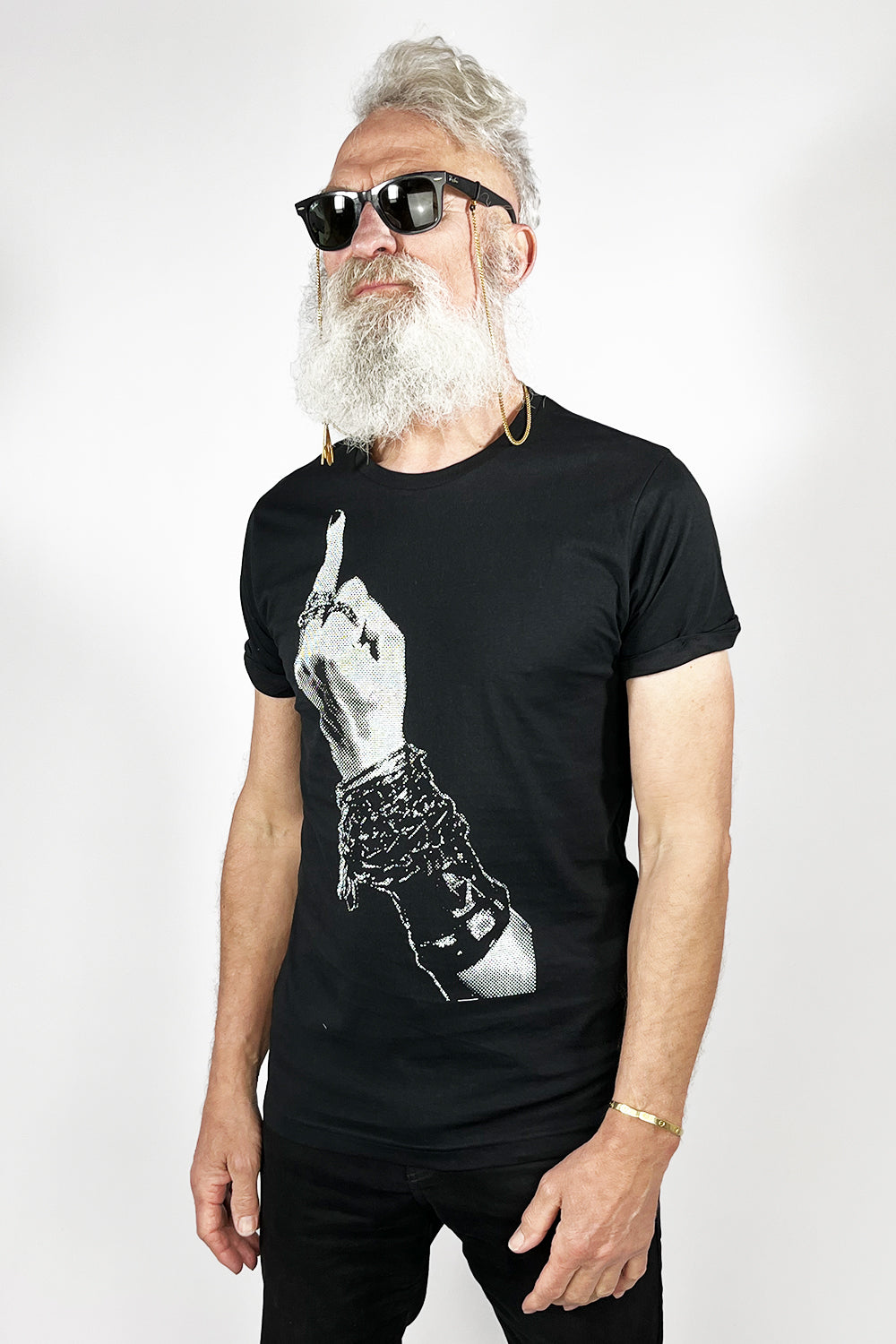 F*** OFF - Schwarz Statement T-Shirt - Männer
