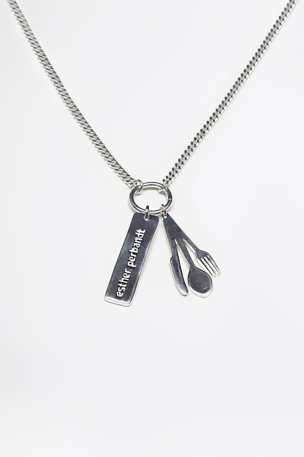 HUNGRY FOR LIFE - Fine Silver Necklace