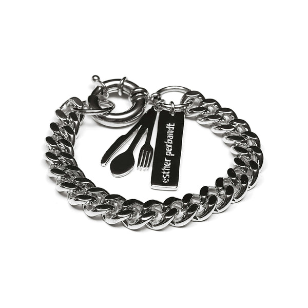 HUNGRY FOR LIFE - Silber Armband