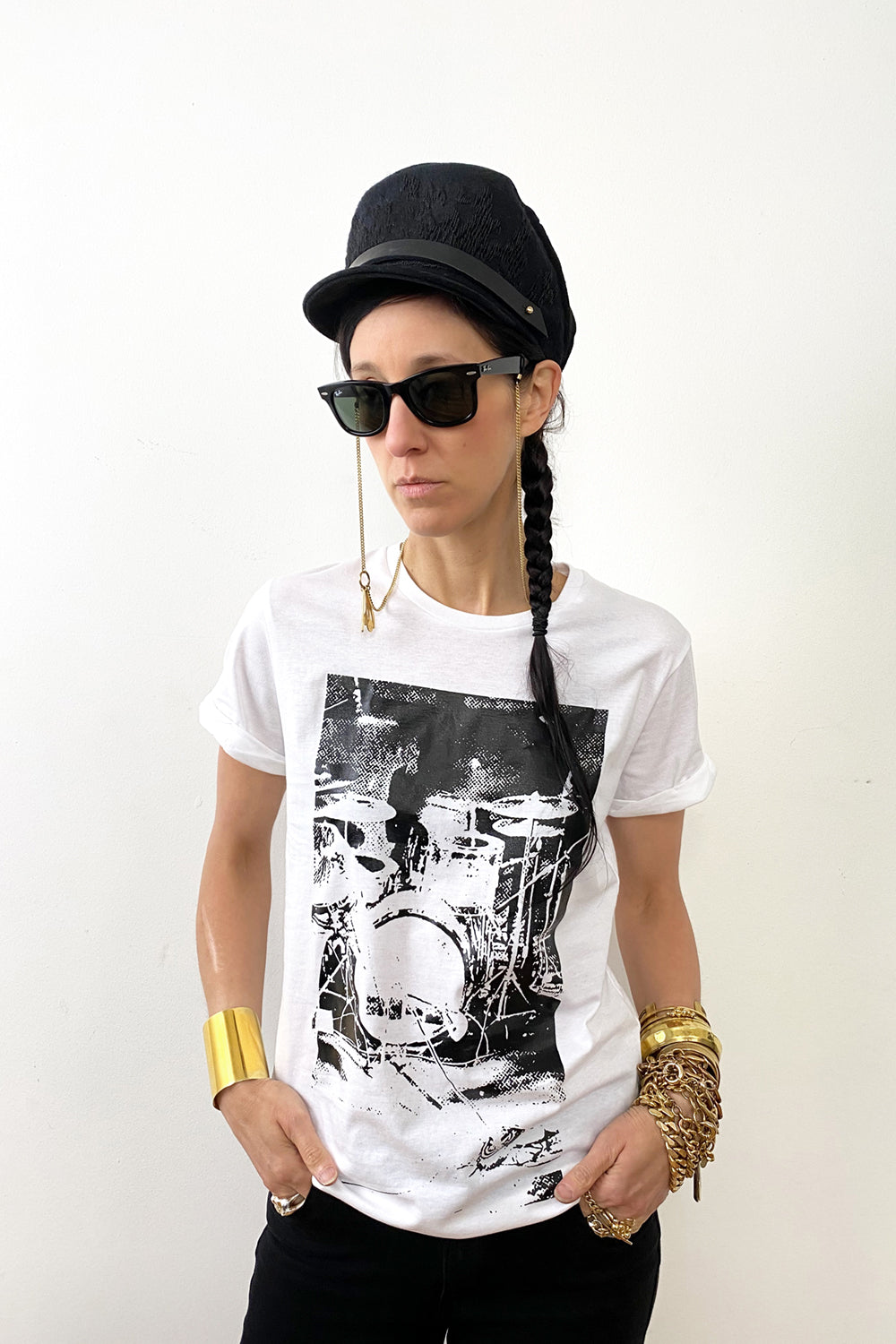 BERLIN BEAT - White Statement T-Shirt