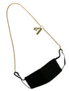 HUNGRY FOR LIFE - Gold Mask Holder Necklace