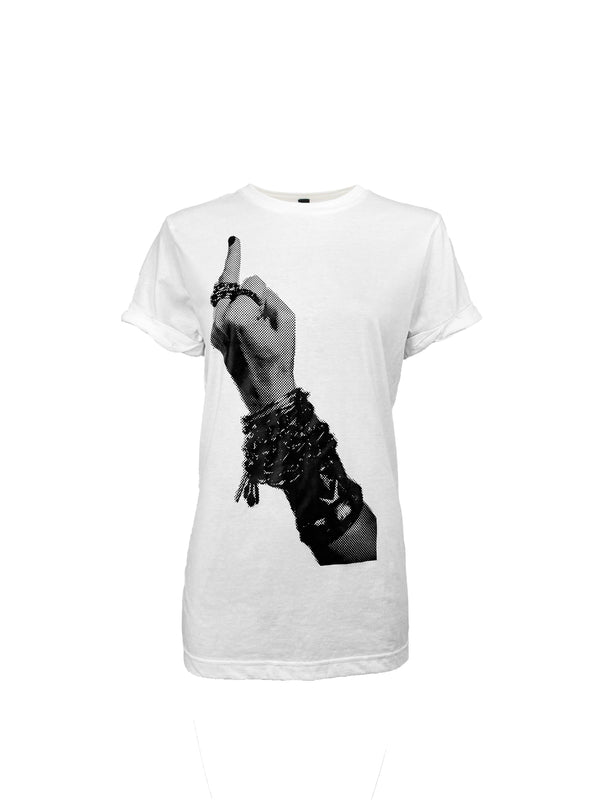 F*** OFF - Weiß Statement T-Shirt - Männer