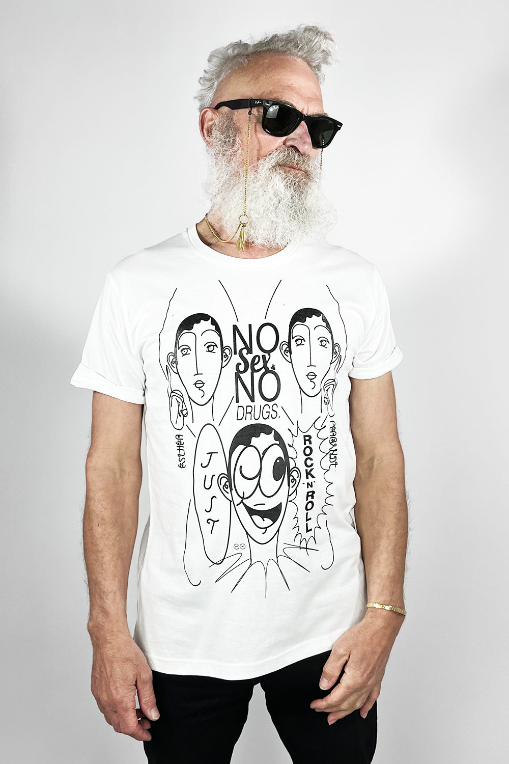 NO SEX, NO DRUGS, JUST ROCK’N ROLL - Statement T-Shirt