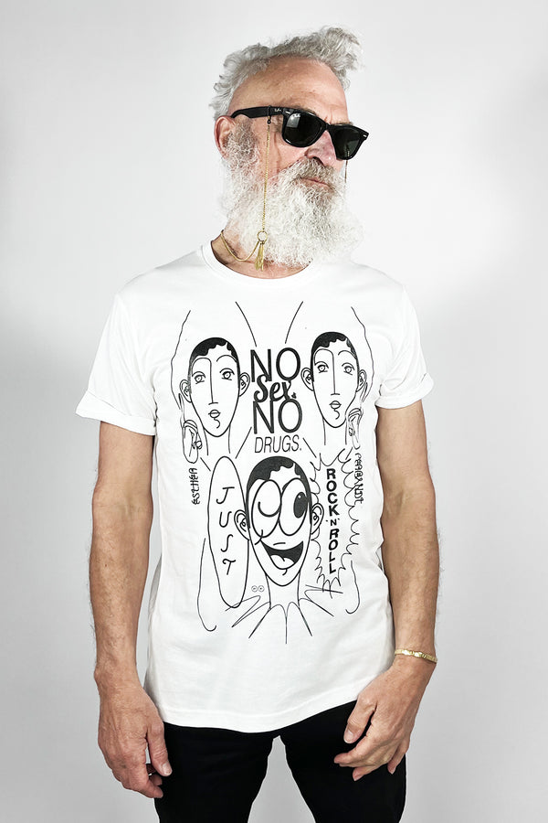 NO SEX, NO DRUGS, JUST ROCK’N ROLL - Statement T-Shirt - Men