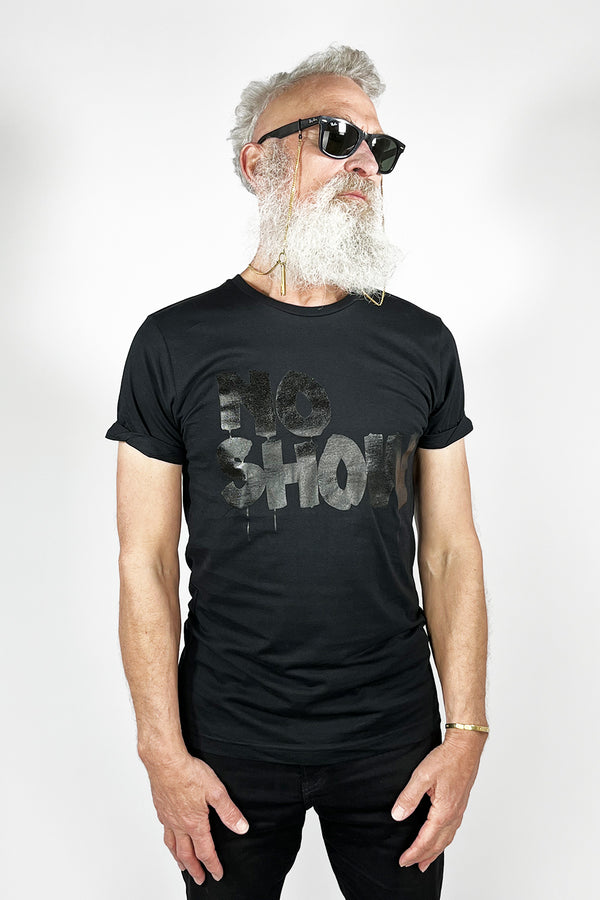 NO SHOW ブラック - ステートメントTシャツ - メンズ